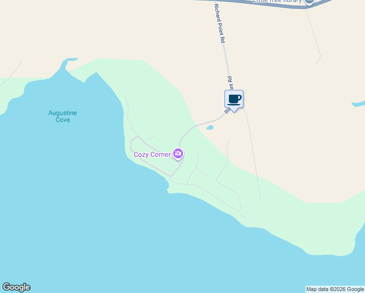 map of restaurants, bars, coffee shops, grocery stores, and more near 241 Richard Point Road in Borden-Carleton