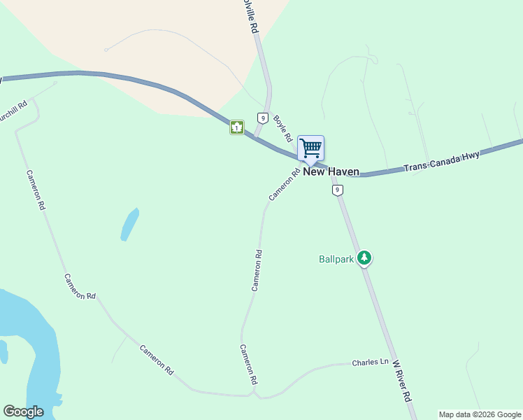 map of restaurants, bars, coffee shops, grocery stores, and more near 72 Cameron Road in Kingston