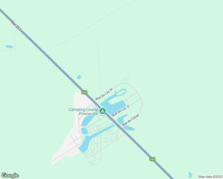 map of restaurants, bars, coffee shops, grocery stores, and more near 12 Rue du Lac Nord in Princeville