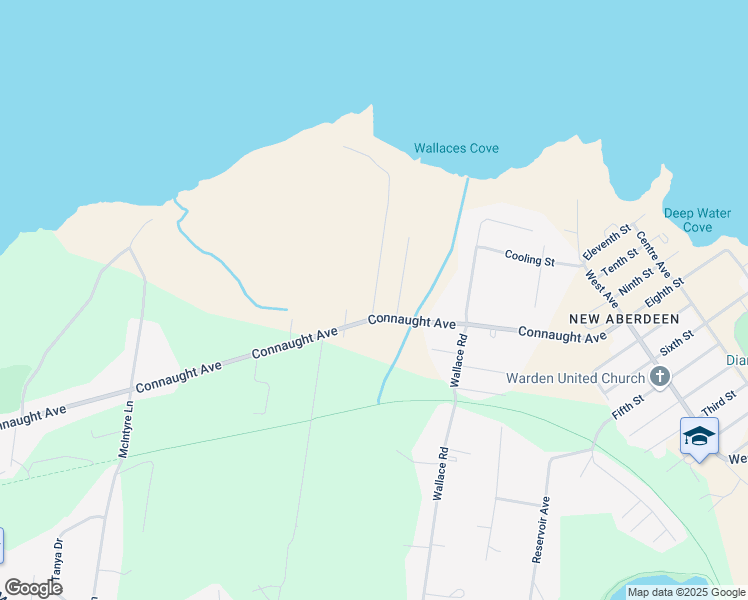 map of restaurants, bars, coffee shops, grocery stores, and more near 11 One B Road in Glace Bay
