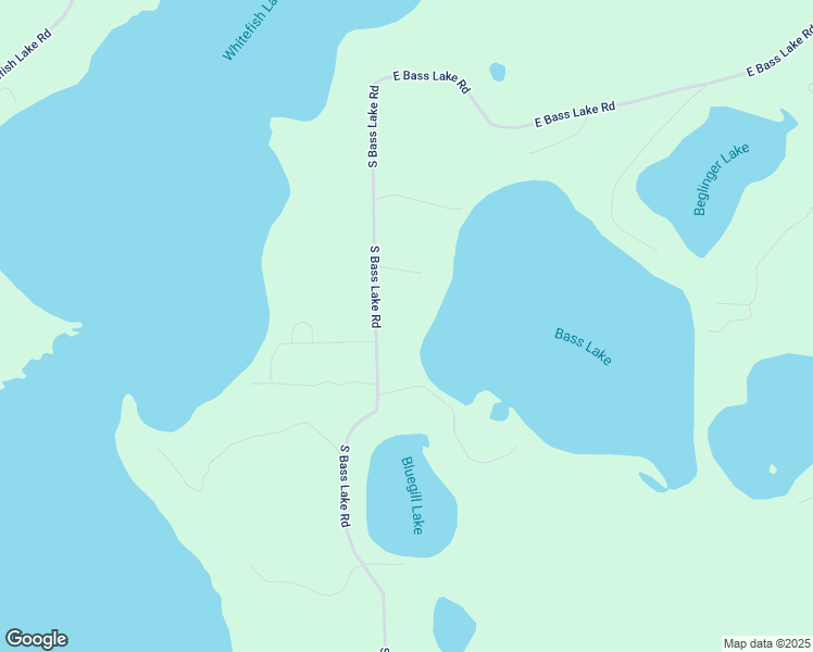 map of restaurants, bars, coffee shops, grocery stores, and more near 15168 South Bass Lake Road in Gordon