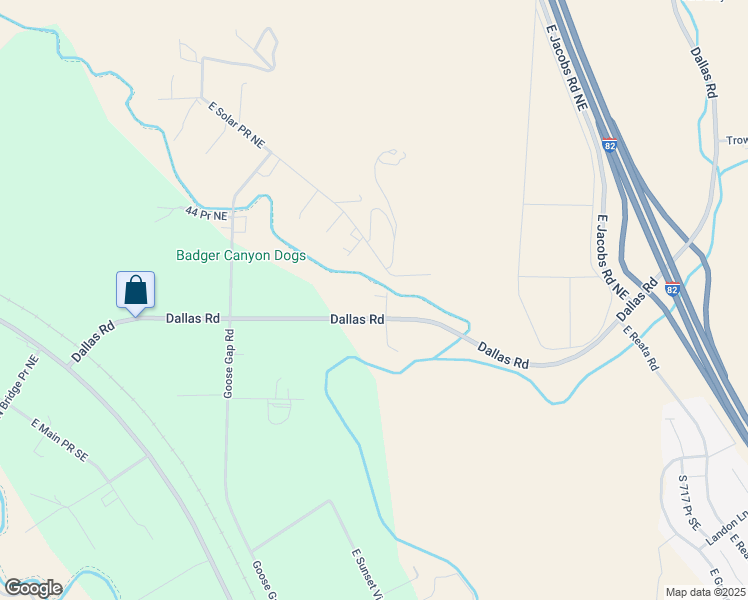 map of restaurants, bars, coffee shops, grocery stores, and more near 1560 Dallas Road in Benton City