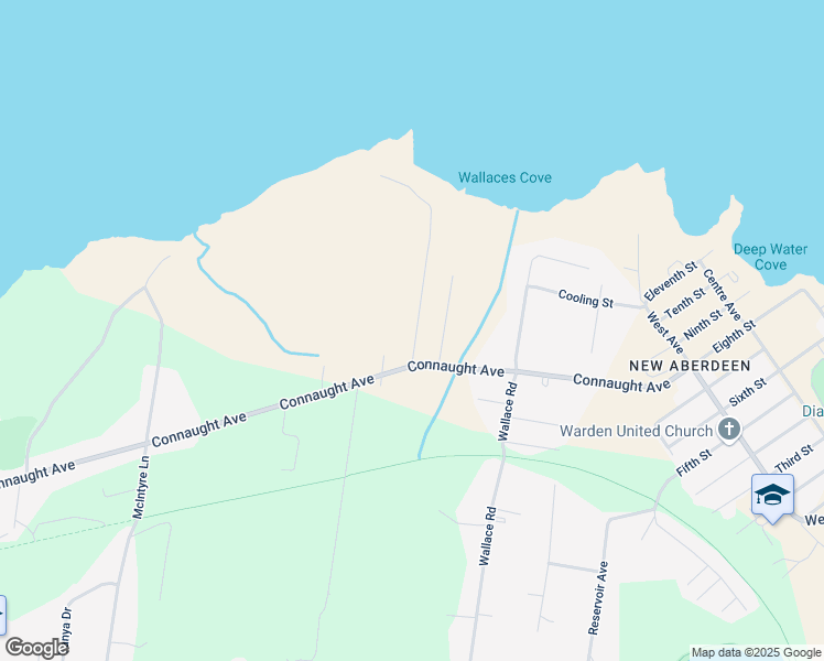 map of restaurants, bars, coffee shops, grocery stores, and more near 11 One B Road in Glace Bay