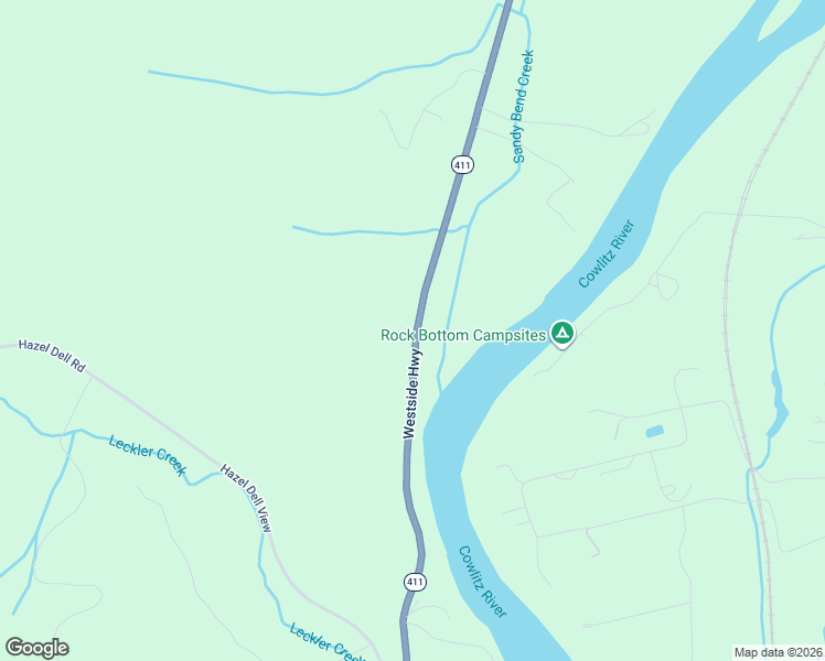 map of restaurants, bars, coffee shops, grocery stores, and more near 2601 Westside Highway in Castle Rock