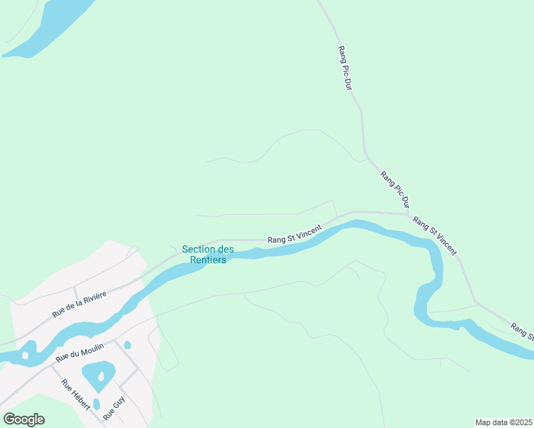 map of restaurants, bars, coffee shops, grocery stores, and more near rue de la Falaise in Lanaudière