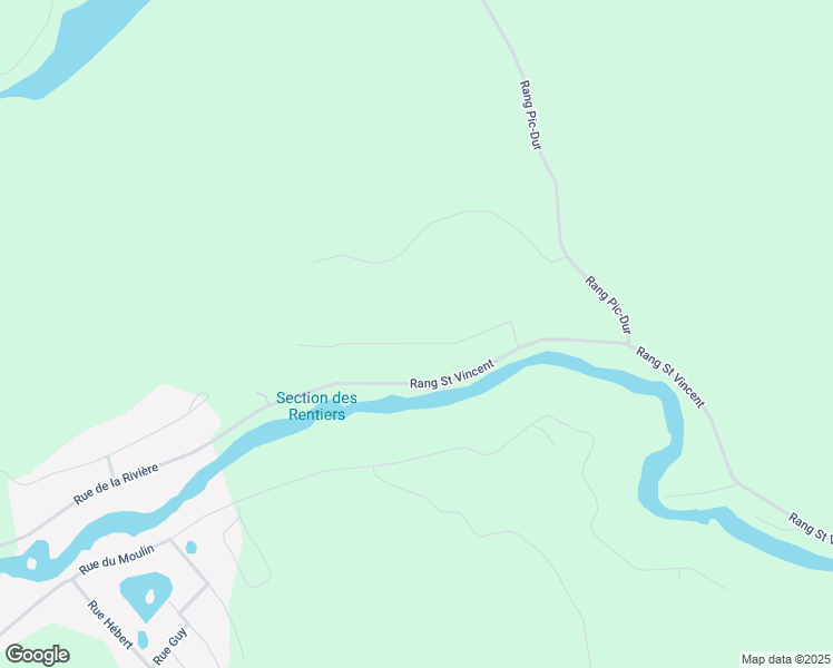 map of restaurants, bars, coffee shops, grocery stores, and more near rue de la Falaise in Lanaudière