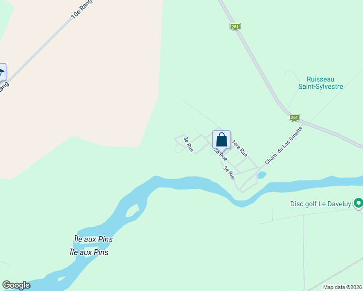 map of restaurants, bars, coffee shops, grocery stores, and more near 1295 4e Rue in Sainte-Anne-du-Sault