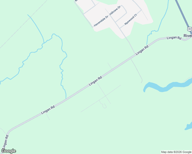 map of restaurants, bars, coffee shops, grocery stores, and more near 4 Ashdale Drive in River Ryan