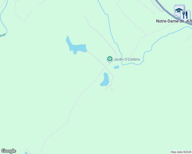 map of restaurants, bars, coffee shops, grocery stores, and more near 1711 Montée de la Réserve in Notre-Dame-de-la-Merci