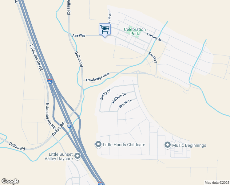 map of restaurants, bars, coffee shops, grocery stores, and more near in 