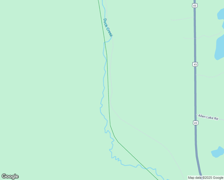 map of restaurants, bars, coffee shops, grocery stores, and more near Old US Highway 45 in Watersmeet