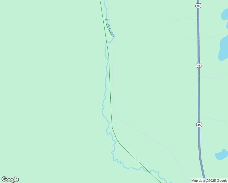 map of restaurants, bars, coffee shops, grocery stores, and more near Old US Highway 45 in Watersmeet