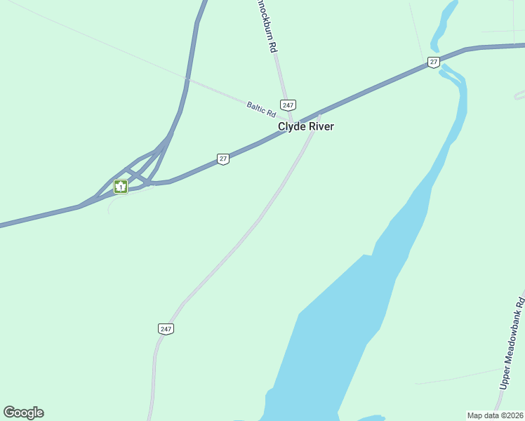 map of restaurants, bars, coffee shops, grocery stores, and more near 661 Clyde River Road in Clyde River