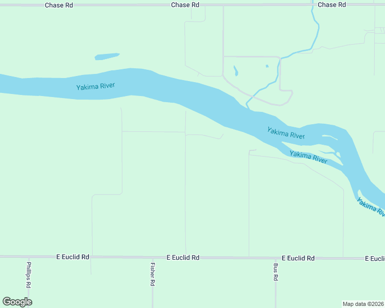 map of restaurants, bars, coffee shops, grocery stores, and more near 3932 East Euclid Road in Mabton