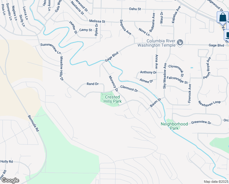 map of restaurants, bars, coffee shops, grocery stores, and more near 851 Clermont Drive in Richland