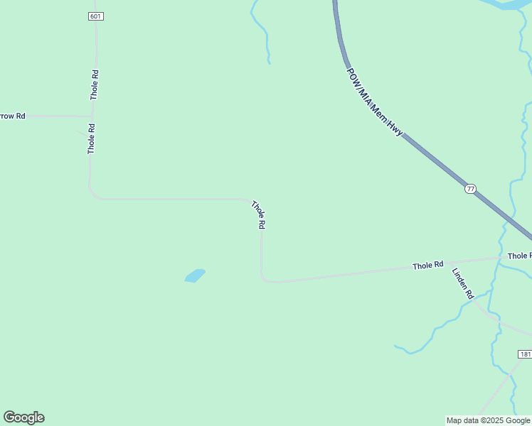 map of restaurants, bars, coffee shops, grocery stores, and more near 72022 Thole Road in Glidden