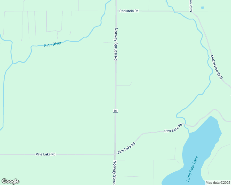 map of restaurants, bars, coffee shops, grocery stores, and more near 67811 Norway Spruce Road in Finlayson