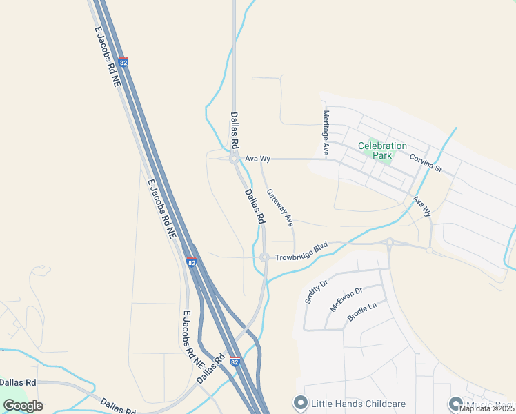 map of restaurants, bars, coffee shops, grocery stores, and more near 404 Dallas Road in Kennewick