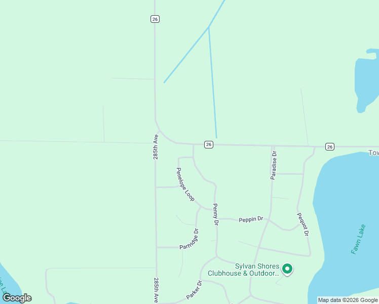 map of restaurants, bars, coffee shops, grocery stores, and more near 40876 Penelope Loop in Browerville