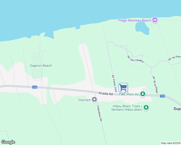 map of restaurants, bars, coffee shops, grocery stores, and more near 55 Rue Beau Rivage in Cap-Pelé