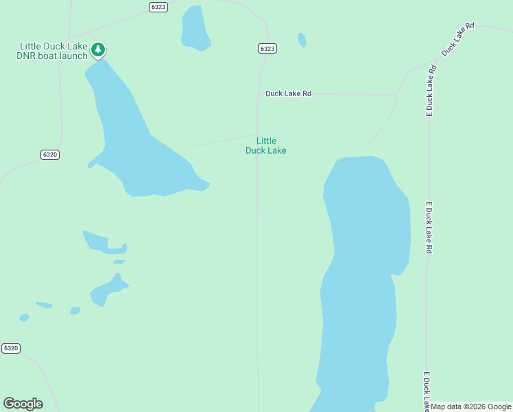 map of restaurants, bars, coffee shops, grocery stores, and more near 3466 West Duck Lake Road in Watersmeet