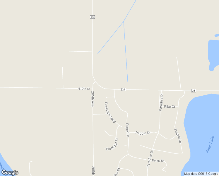 map of restaurants, bars, coffee shops, grocery stores, and more near 28546 County 26 in Browerville