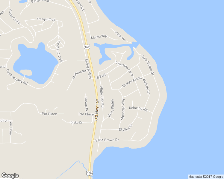 map of restaurants, bars, coffee shops, grocery stores, and more near 46514 Gone Fishin in Garrison