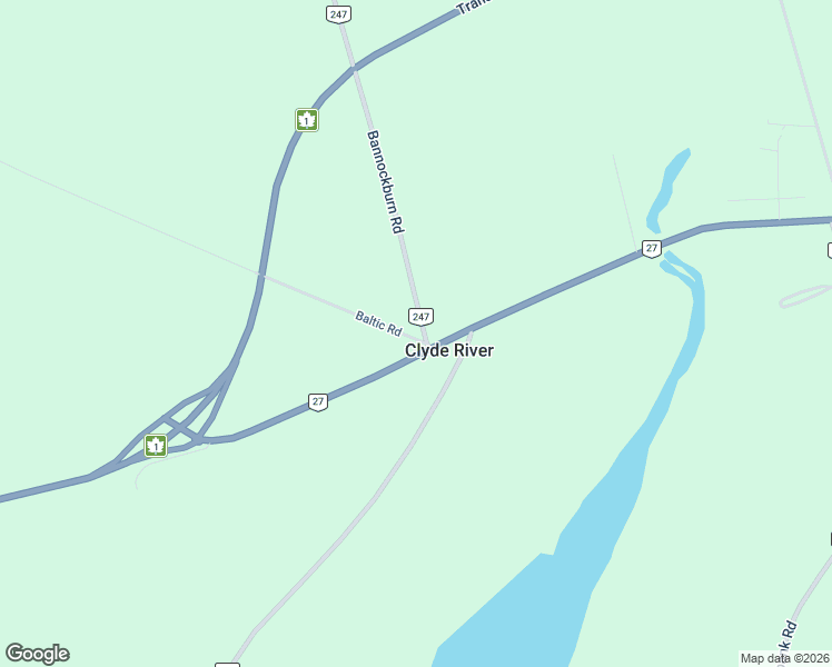 map of restaurants, bars, coffee shops, grocery stores, and more near 14816 Prince Edward Island 27 in Clyde River