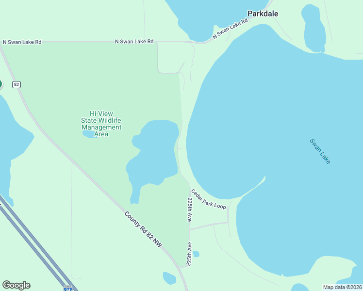 map of restaurants, bars, coffee shops, grocery stores, and more near 18092 225th Avenue in Fergus Falls