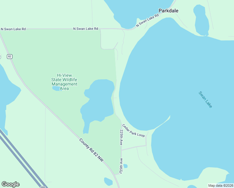 map of restaurants, bars, coffee shops, grocery stores, and more near 18092 225th Avenue in Fergus Falls