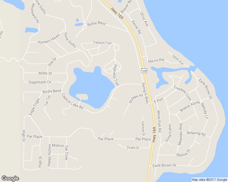 map of restaurants, bars, coffee shops, grocery stores, and more near 18116 Captive Lake Road in Garrison