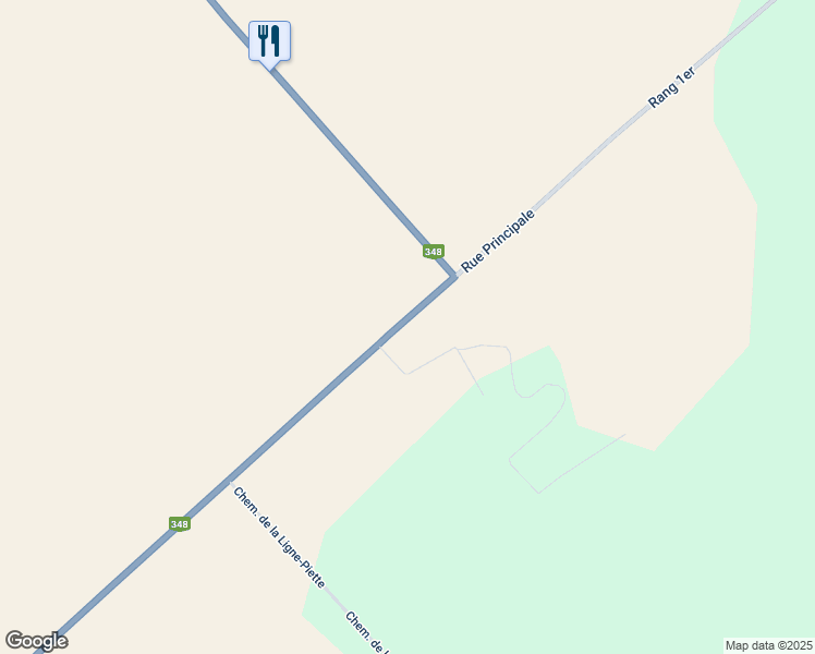 map of restaurants, bars, coffee shops, grocery stores, and more near 560 Rue Principale in Saint-Cléophas-de-Brandon