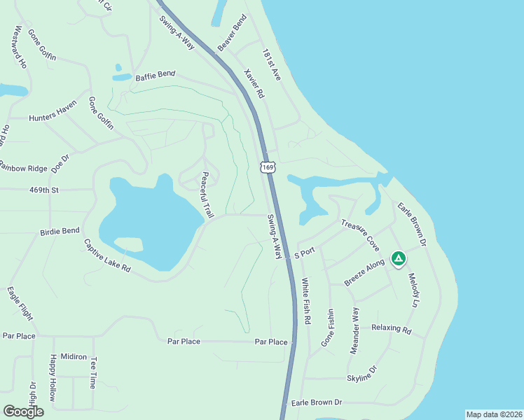 map of restaurants, bars, coffee shops, grocery stores, and more near 18116 Captive Lake Road in Garrison