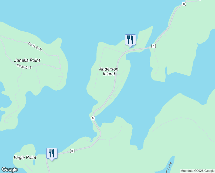 map of restaurants, bars, coffee shops, grocery stores, and more near 45090 Chicago Avenue in Cable