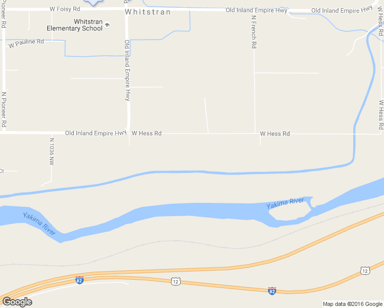 map of restaurants, bars, coffee shops, grocery stores, and more near 97417 West Hess Road in Prosser