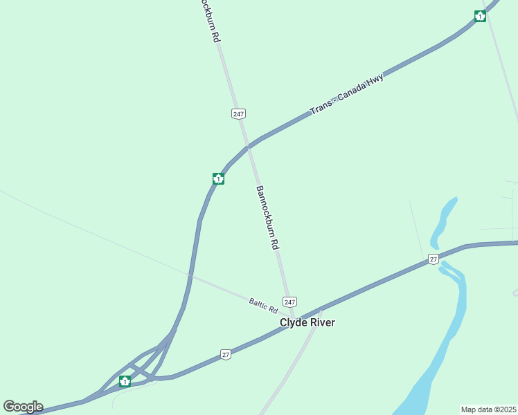 map of restaurants, bars, coffee shops, grocery stores, and more near 873 Bannockburn Road in Clyde River