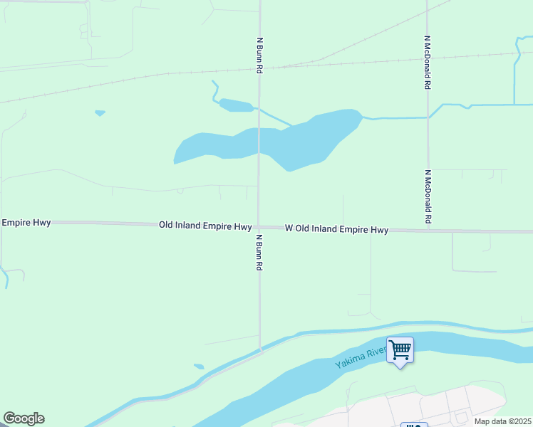map of restaurants, bars, coffee shops, grocery stores, and more near 10901 North Bunn Road in Prosser