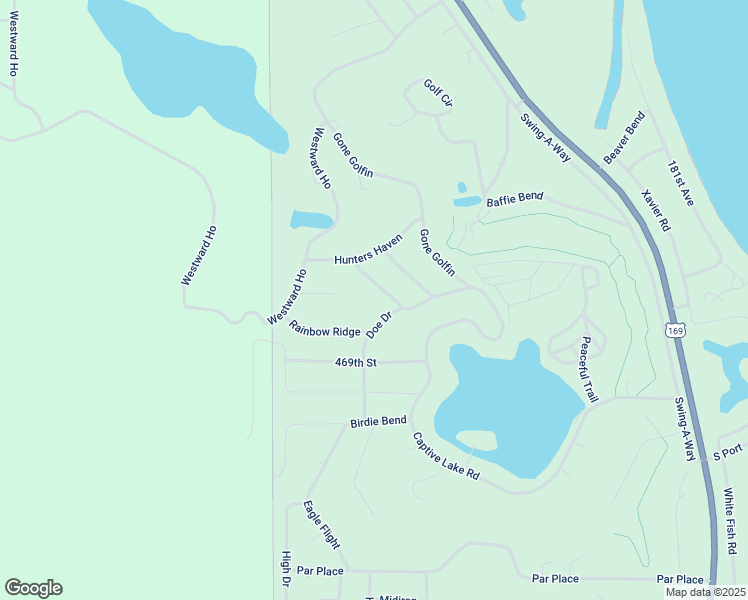 map of restaurants, bars, coffee shops, grocery stores, and more near 47154 Ringneck Roost in Garrison