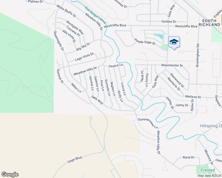 map of restaurants, bars, coffee shops, grocery stores, and more near Naples Lane in Richland