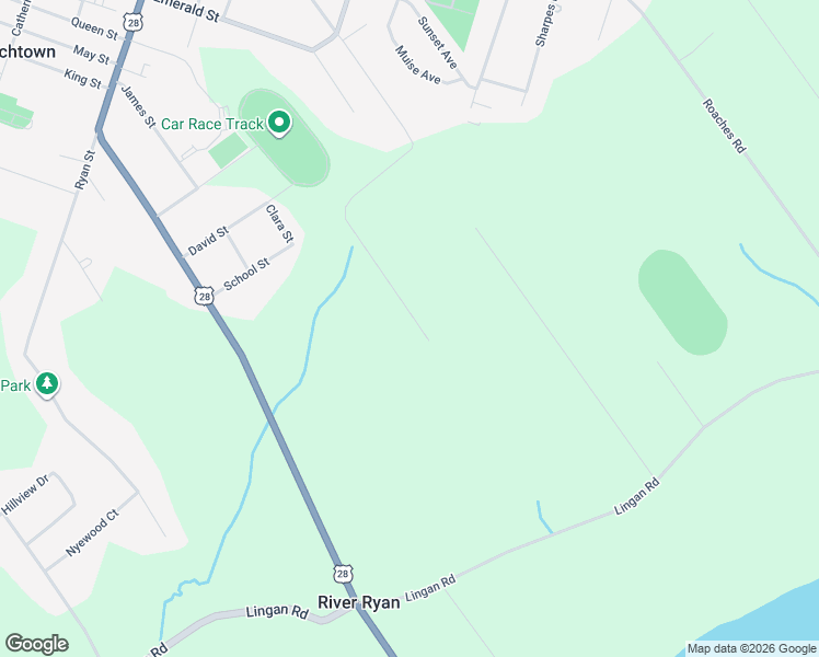 map of restaurants, bars, coffee shops, grocery stores, and more near 3030 Macleod Avenue in River Ryan