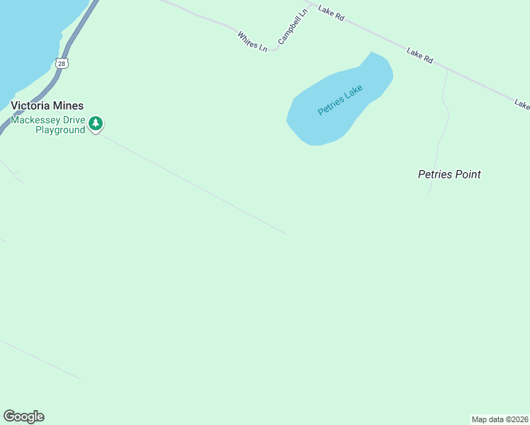 map of restaurants, bars, coffee shops, grocery stores, and more near 235 Mackessey Drive in Victoria Mines