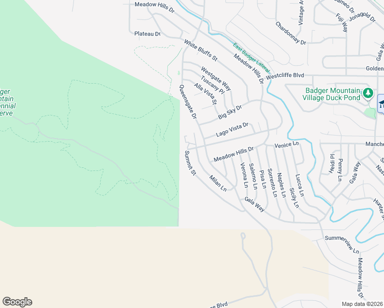 map of restaurants, bars, coffee shops, grocery stores, and more near 741 Summit Street in Richland