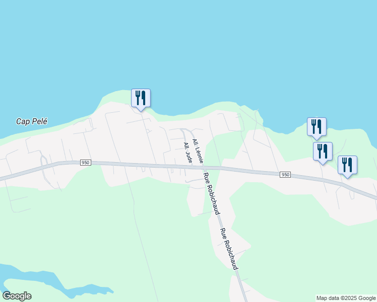 21 Allée Jude, CapPele NB Walk Score