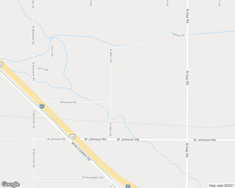 map of restaurants, bars, coffee shops, grocery stores, and more near 11701 North Albro Road in Prosser