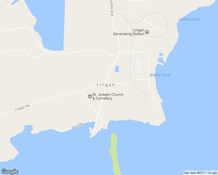 map of restaurants, bars, coffee shops, grocery stores, and more near 5 Lingan Beach Road in Lingan