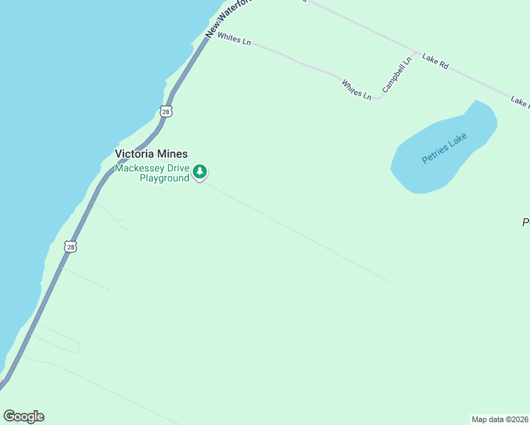 map of restaurants, bars, coffee shops, grocery stores, and more near 19 Mackessey Drive in Victoria Mines