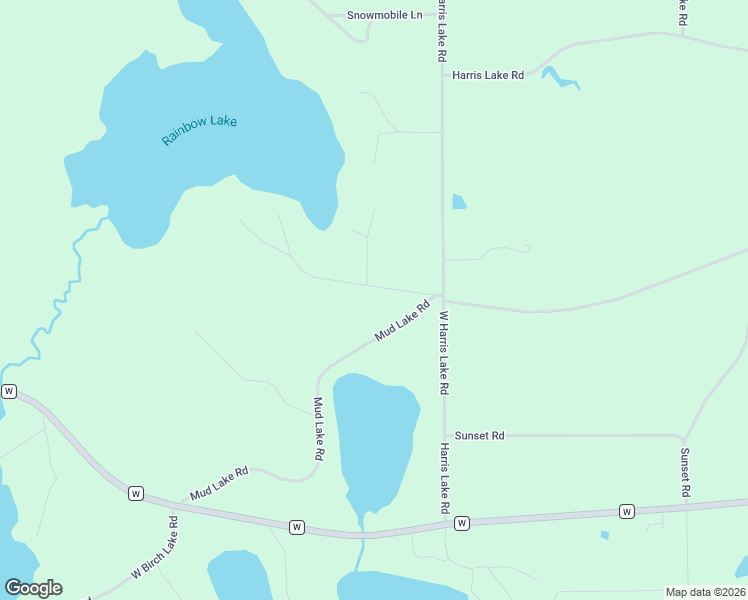 map of restaurants, bars, coffee shops, grocery stores, and more near 3018 South Rainbow Lake Road in Presque Isle