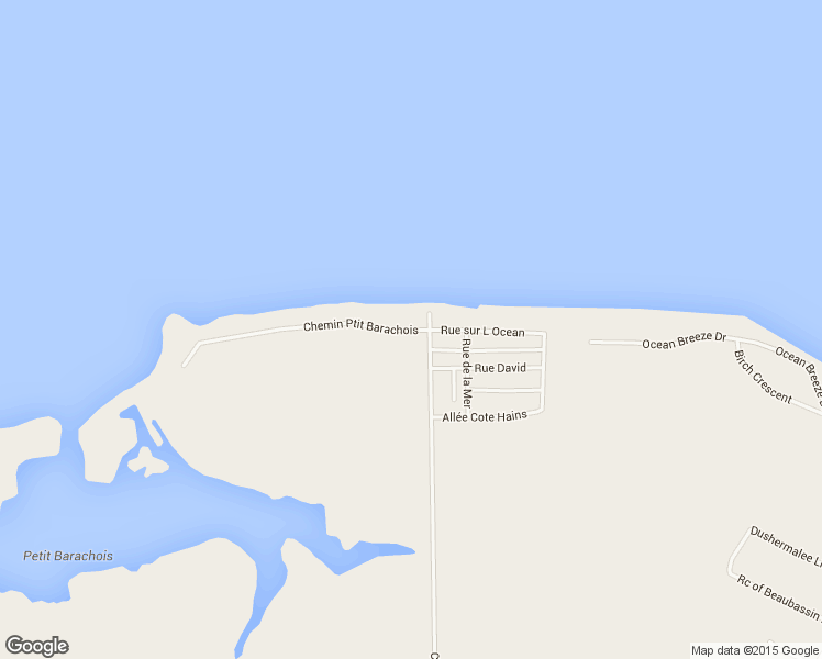 map of restaurants, bars, coffee shops, grocery stores, and more near 3-83 Chemin Ptit Barachois in Beaubassin East