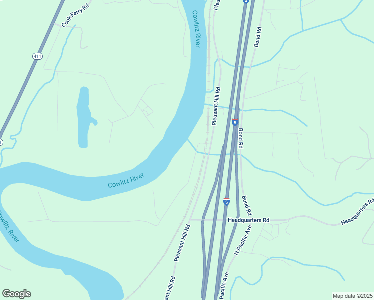 map of restaurants, bars, coffee shops, grocery stores, and more near 118 Horseshoe Bend Estates in Kelso