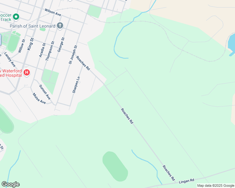 map of restaurants, bars, coffee shops, grocery stores, and more near 2907 Roaches Road in New Waterford